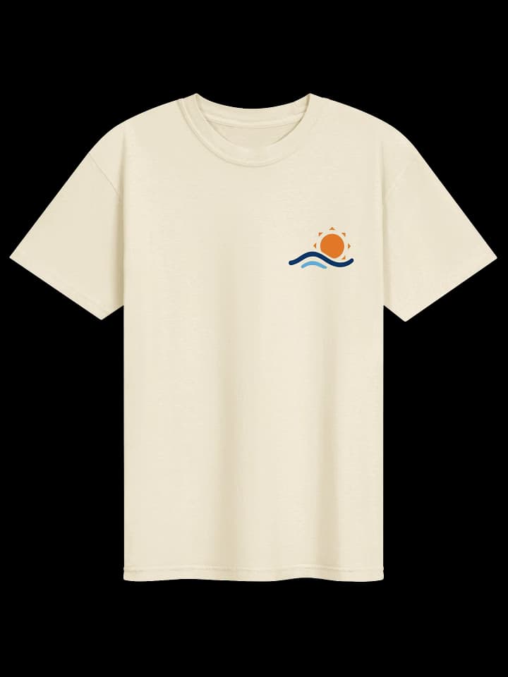 White Sandline Tulsa graphic tee